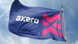 Axero-Flagge Außenwerbung
